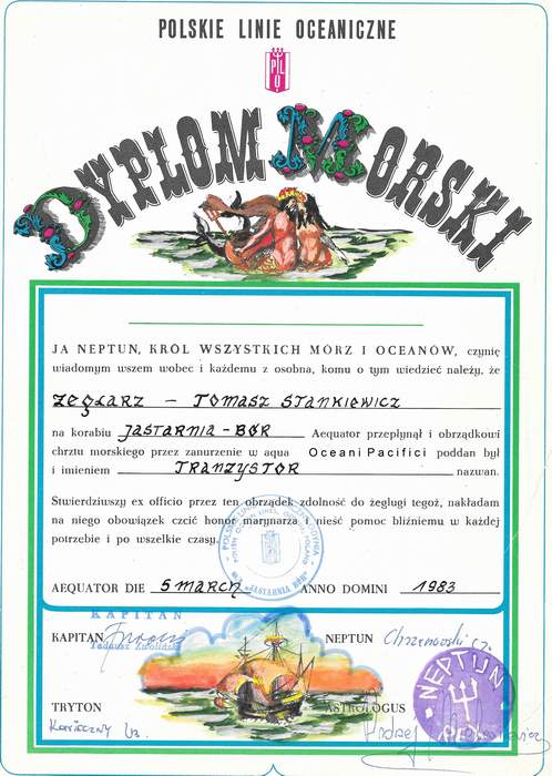 Line-Crossing Certificate