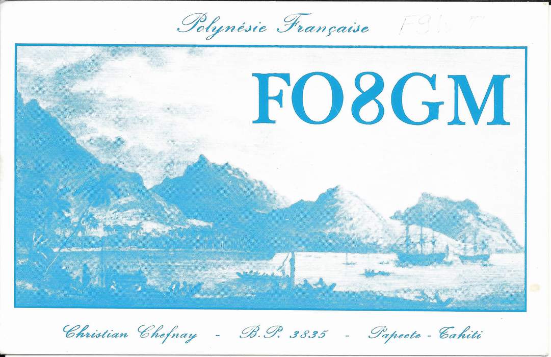 Papeete, Tahiti Island, French Polynesia.